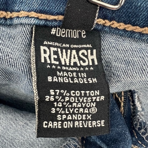 Rewash Mid Rise Distressed Skinny Jeans Size 3 (26) Women’s - Picture 6 of 6